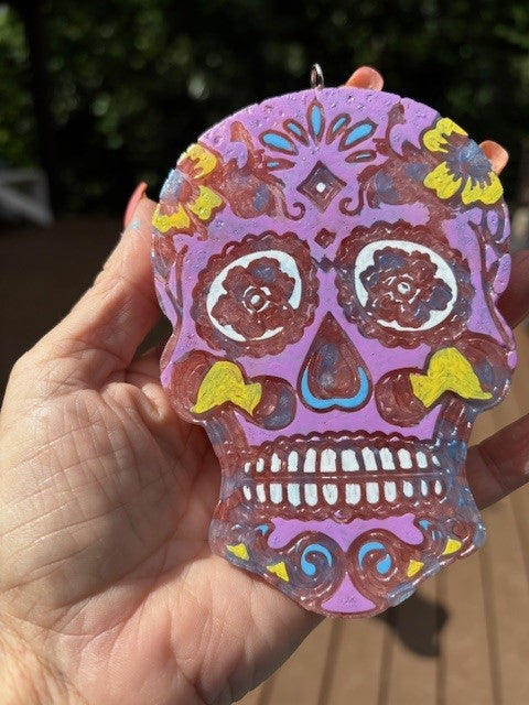 Freshie-Colorful Sugar Skull #1