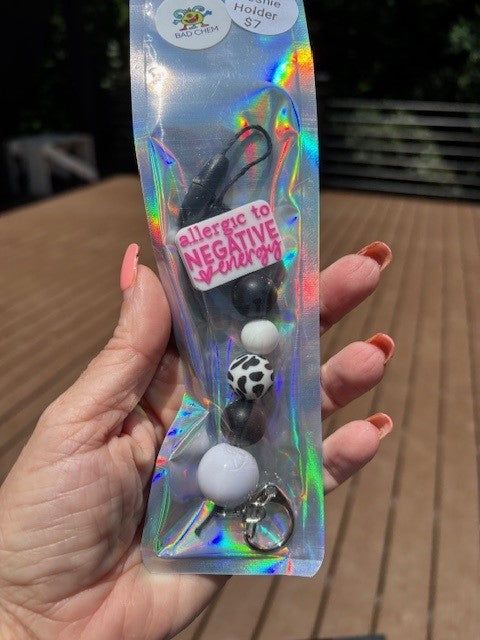 Freshie Car Holder- Allergic to Negative Energy-73