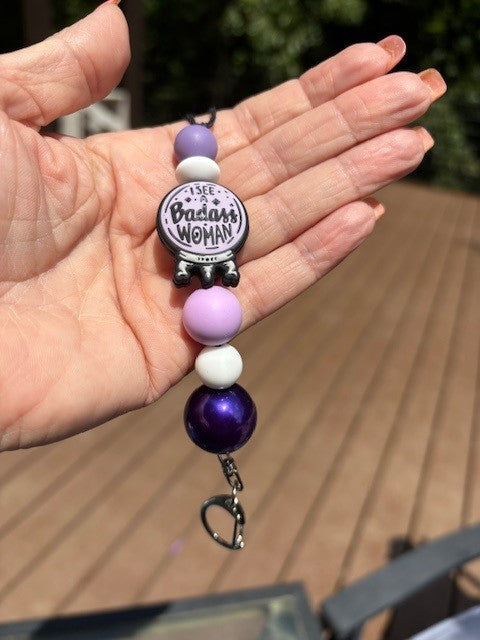 Freshie Car Holder-Adult-"Bad Ass Woman"
