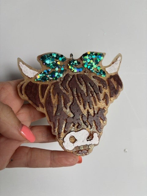 Freshie-Cow with Bow