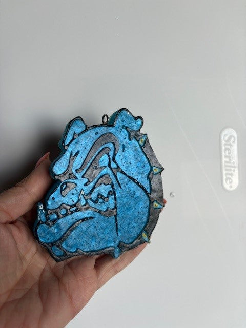 Freshie-Men's-Blue & Black Bulldog
